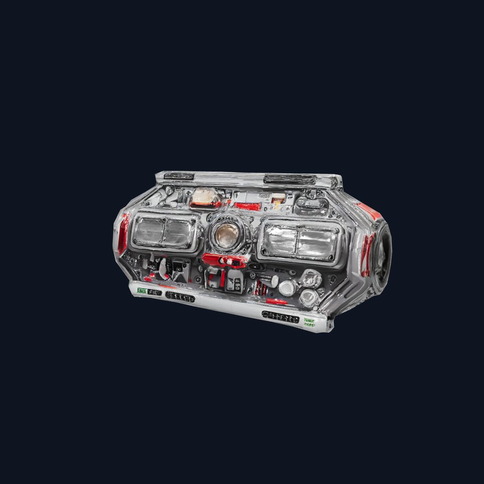 Futuristic Console Panel Model Pack